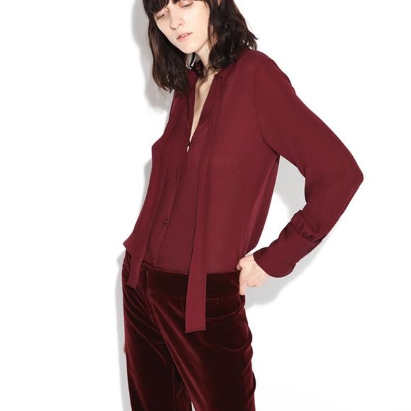 NILI LOTAN SILK BLOUSE - Picture 6 of 7